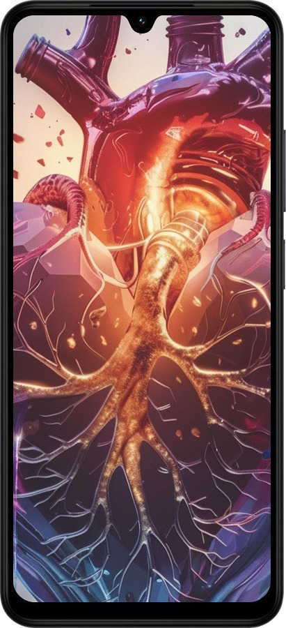 Силиконовый чехол Crystal Heart для Xiaomi Redmi A5 4G - 6070u-3926 изображение 