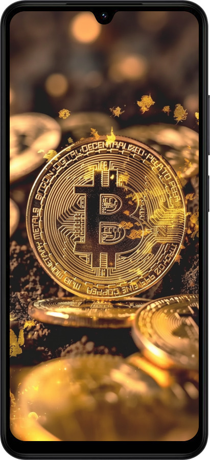 Силіконовий чехол Золота лихоманка біткойна для Xiaomi Redmi A5 4G - 6089u-3926 изображение 