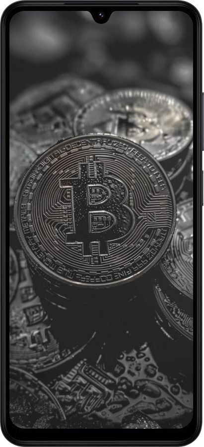 Силиконовый чехол Black Bitcoin для Xiaomi Redmi A5 4G - 6090u-3926 изображение 