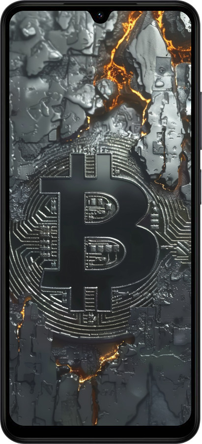 Силиконовый чехол Раскаленный биткойн для Xiaomi Redmi A5 4G - 6091u-3926 изображение 