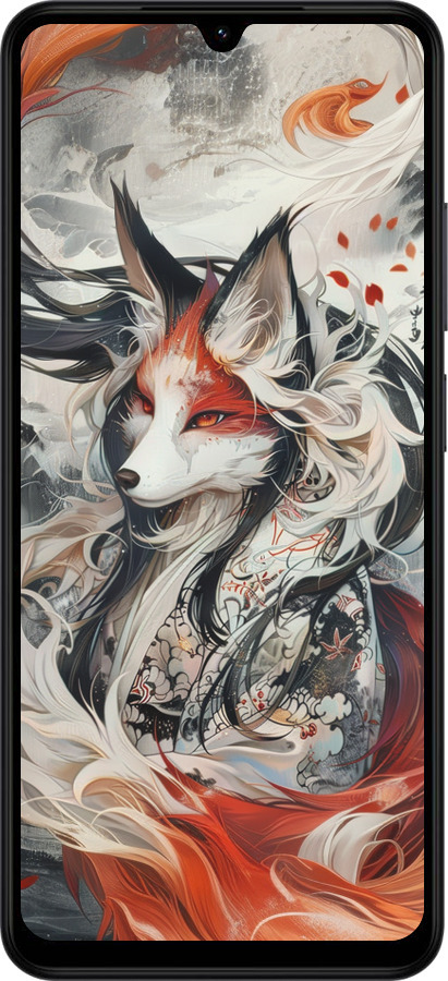 Силіконовий чехол Дух кицуне для Xiaomi Redmi A5 4G - 6107u-3926 изображение 