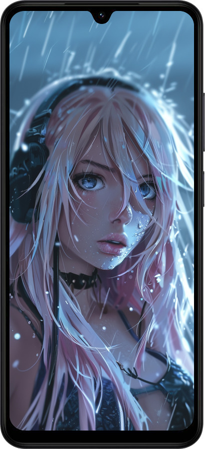 Силиконовый чехол Неоновый дождь для Xiaomi Redmi A5 4G - 6119u-3926 изображение 