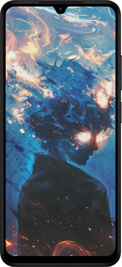 Силиконовый чехол Сатору Годжо для Xiaomi Redmi A5 4G - 6129u-3926 изображение 