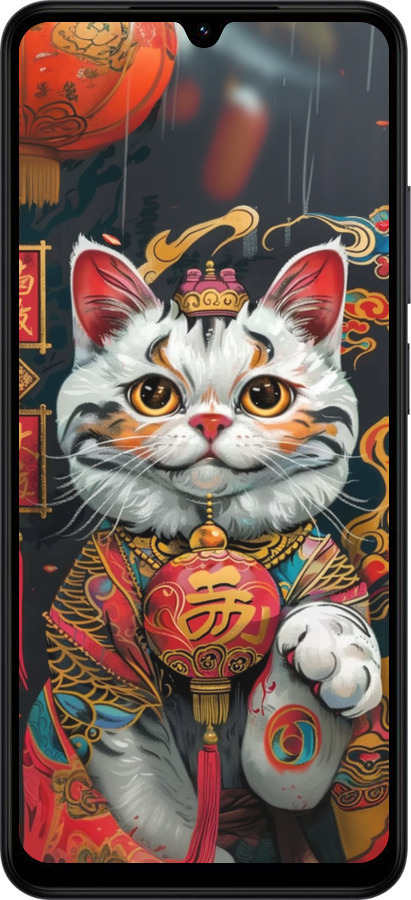 Силиконовый чехол China Cat v2 для Xiaomi Redmi A5 4G - 6135u-3926 изображение 