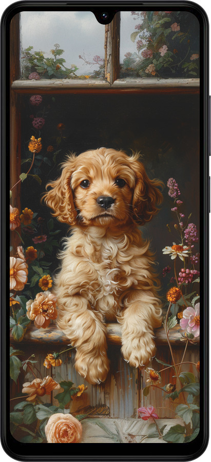 Силиконовый чехол Щенок cocker spaniel для Xiaomi Redmi A5 4G - 6136u-3926 изображение 