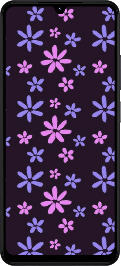 Силиконовый чехол с  цветами для Xiaomi Redmi A5 4G - 6258u-3926 изображение 