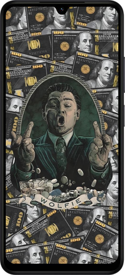 Силіконовий чехол Волк с валл стрит для Xiaomi Redmi A5 4G - 6287u-3926 изображение 