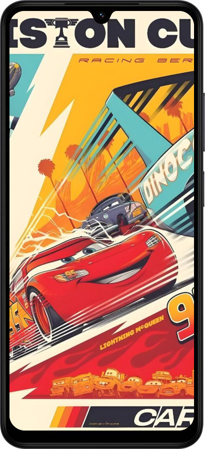 Силиконовый чехол Тачки для Xiaomi Redmi A5 4G - 6288u-3926 изображение 