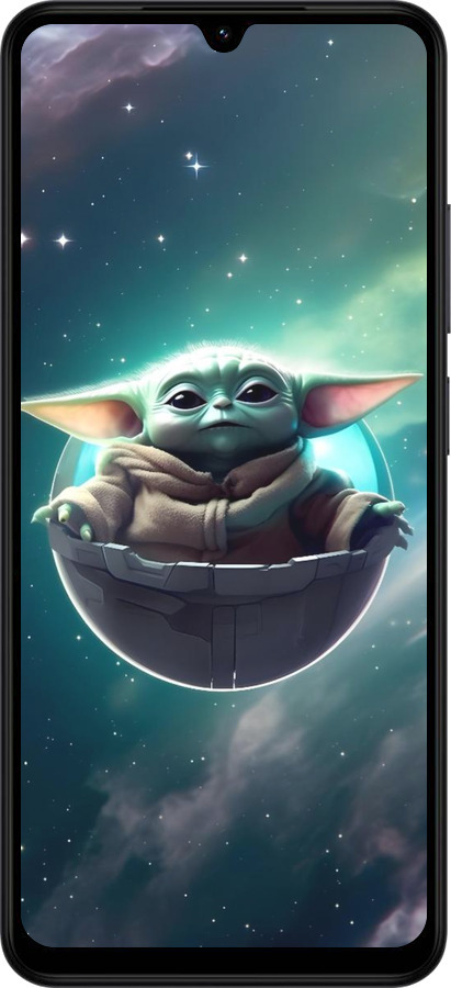 Силиконовый чехол Малышь йода для Xiaomi Redmi A5 4G - 6294u-3926 изображение 