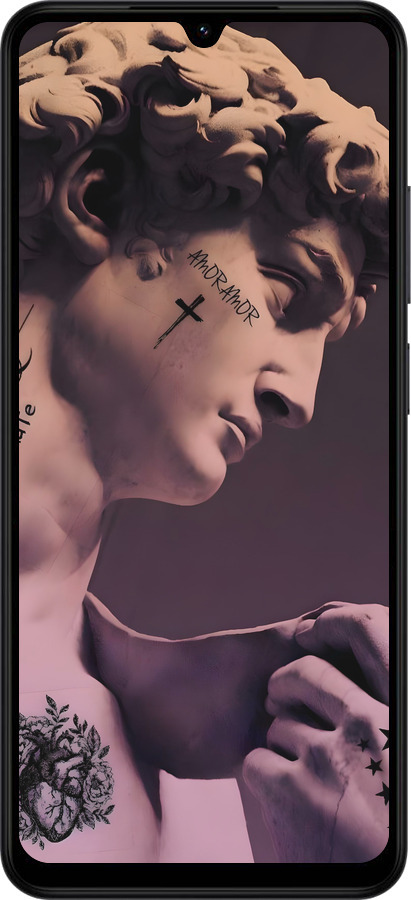 Силиконовый чехол Давид для Xiaomi Redmi A5 4G - 6302u-3926 изображение 