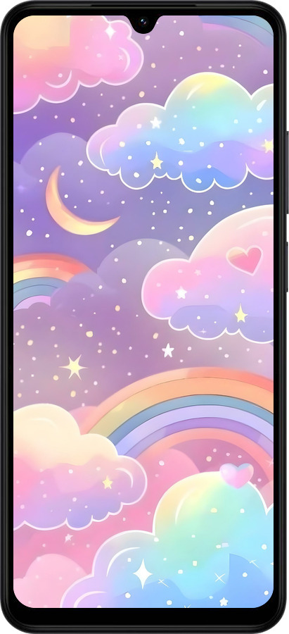 Силіконовий чехол Хмари та веселка для Xiaomi Redmi A5 4G - 6312u-3926 изображение 