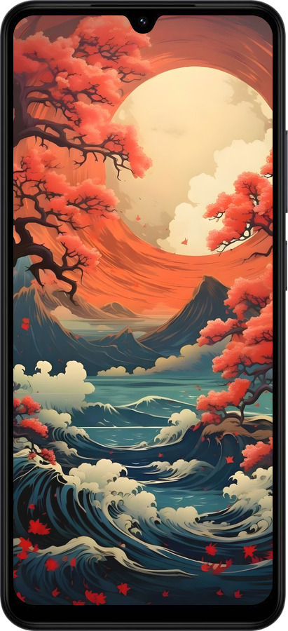 Силіконовий чехол Природа Японії для Xiaomi Redmi A5 4G - 6327u-3926 изображение 