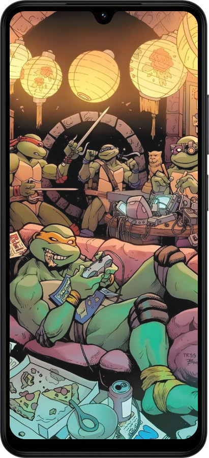 Силіконовий чехол Черепашки ніндзя для Xiaomi Redmi A5 4G - 6346u-3926 изображение 