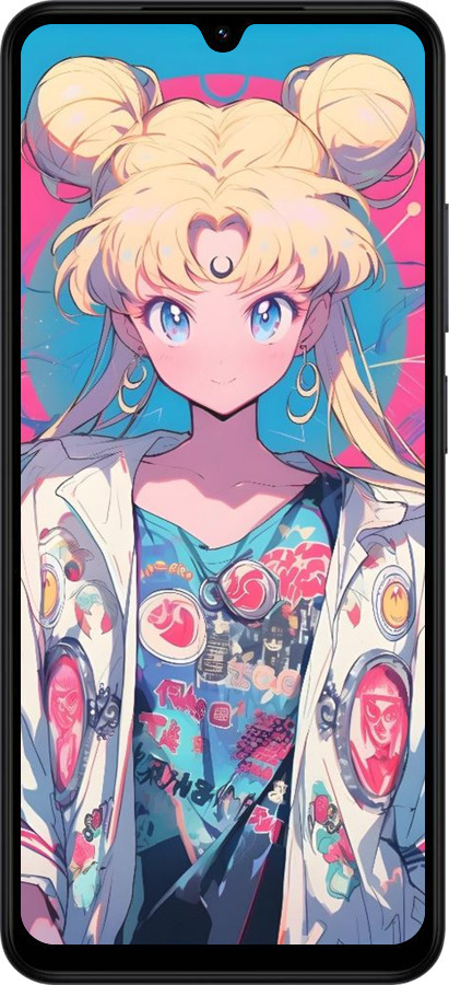 Силиконовый чехол Сейлор Мун 2 для Xiaomi Redmi A5 4G - 6351u-3926 изображение 