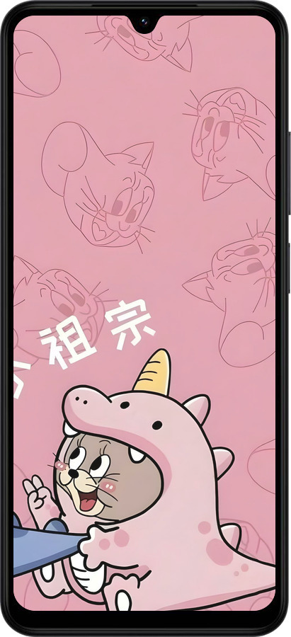 Силиконовый чехол Том и джерри 2 для Xiaomi Redmi A5 4G - 6359u-3926 изображение 