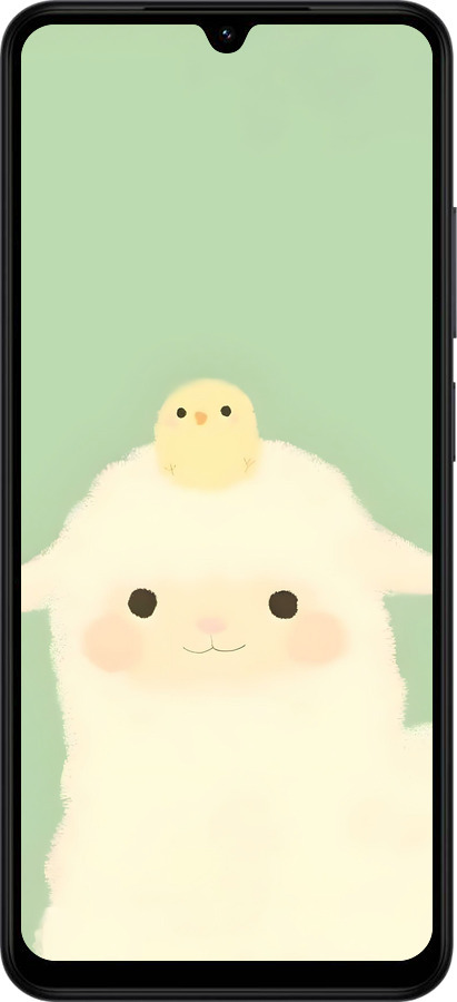 Силиконовый чехол Барашек и ципленок для Xiaomi Redmi A5 4G - 6369u-3926 изображение 