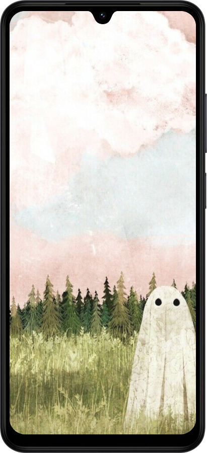 Силиконовый чехол Привидение для Xiaomi Redmi A5 4G - 6401u-3926 изображение 