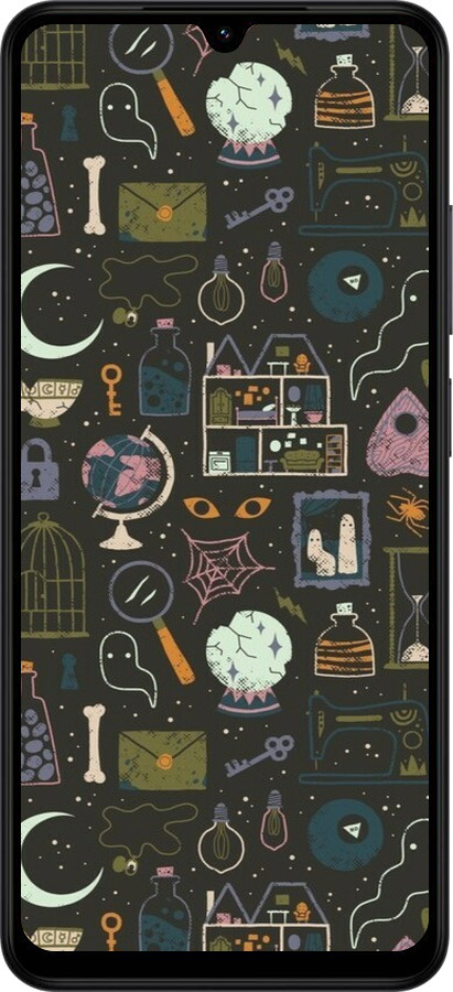 Силиконовый чехол Колдовской принт для Xiaomi Redmi A5 4G - 6425u-3926 изображение 