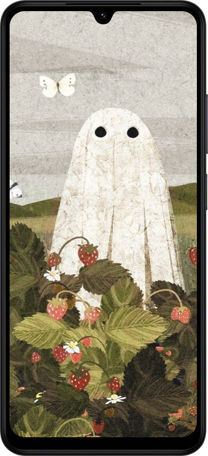 Силіконовий чехол Полуничні поля та привиди для Xiaomi Redmi A5 4G - 6426u-3926 изображение 