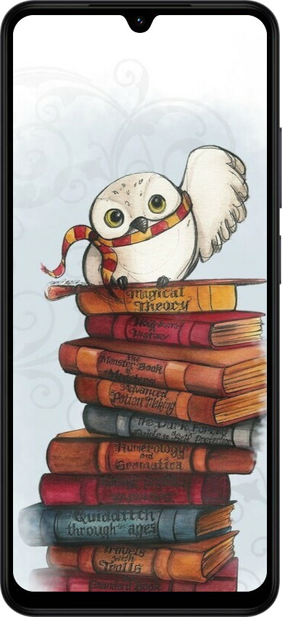 Силіконовий чехол Сова та книги для Xiaomi Redmi A5 4G - 6436u-3926 изображение 