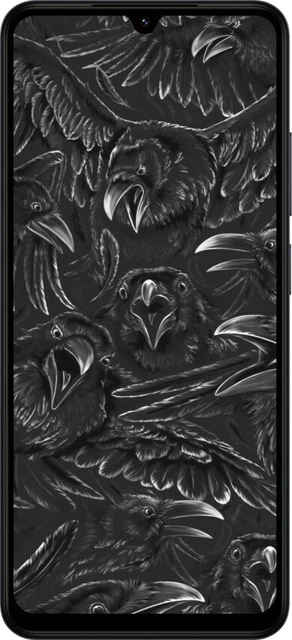 Силиконовый чехол Воронья ярость для Xiaomi Redmi A5 4G - 6474u-3926 изображение 