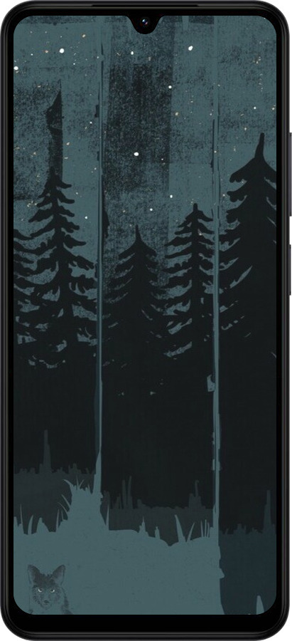 Силіконовий чехол Лисиця та нічний ліс для Xiaomi Redmi A5 4G - 6481u-3926 изображение 