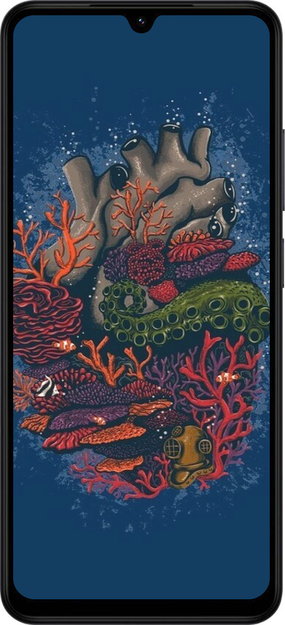 Силиконовый чехол Сердце моря для Xiaomi Redmi A5 4G - 6506u-3926 изображение 