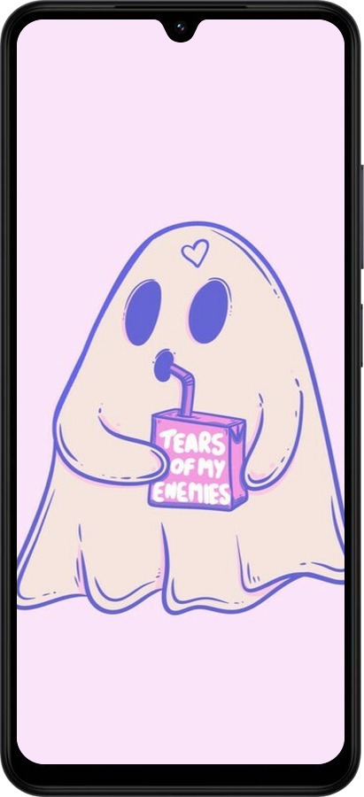 Силіконовий чехол Милий привид для Xiaomi Redmi A5 4G - 6507u-3926 изображение 