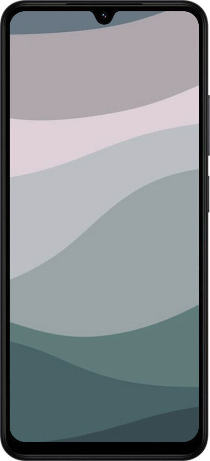 Силиконовый чехол С фиолетовым и бирюзовым ретро-стилем и волнами для Xiaomi Redmi A5 4G - 6533u-3926 изображение 