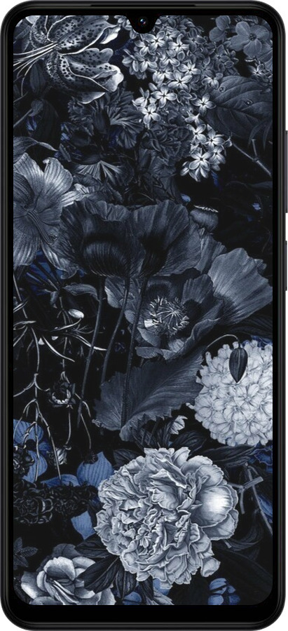 Силіконовий чехол Анотація квітковий малюнок в синіх тонах. для Xiaomi Redmi A5 4G - 6539u-3926 изображение 