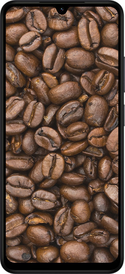 Силиконовый чехол Зёрна кофе для Xiaomi POCO C71 4G - 783u-4146 изображение 