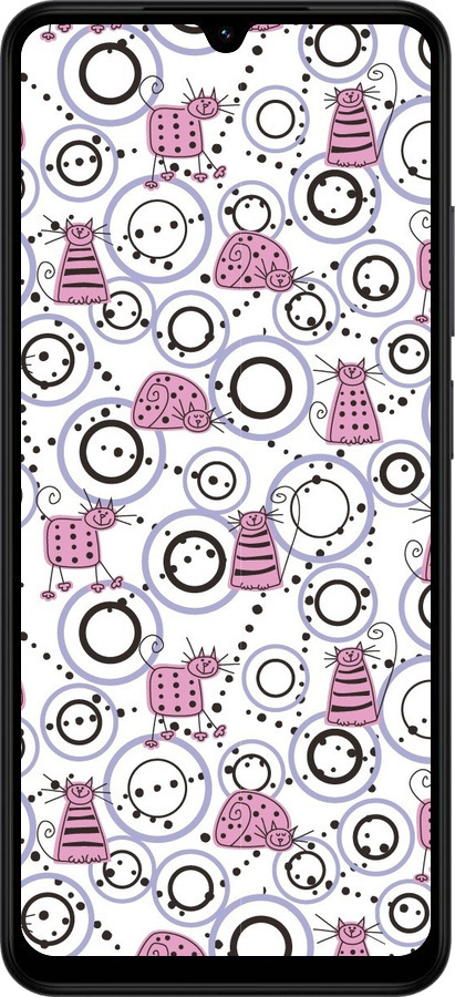 Силиконовый чехол Смешные коты для Xiaomi Redmi A5 4G - 907u-3926 изображение 