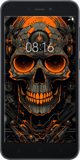 TPU чехол Череп для Xiaomi Redmi Go - 5952b-1667 изображение 