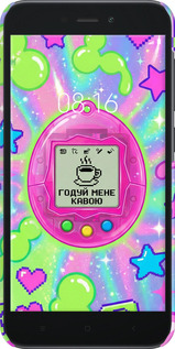 3D пластиковый матовый чехол Y2K Aesthetic Retro Pet: Годуй мене кавою для Xiaomi Redmi Go - 6784m-1667 изображение 