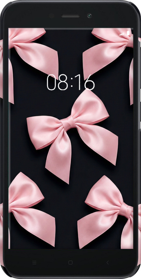 3D пластиковий матовий чехол Coquette Ribbons Dark Coquette для Xiaomi Redmi Go - 6767m-1667 изображение 
