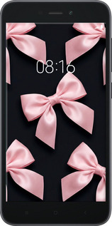 Силиконовый чехол Coquette Ribbons Dark Coquette для Xiaomi Redmi Go - 6767u-1667 изображение 