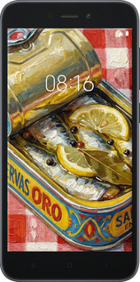 Силиконовый чехол Vintage Sardine Tin Phone для Xiaomi Redmi Go - 6772u-1667 изображение 