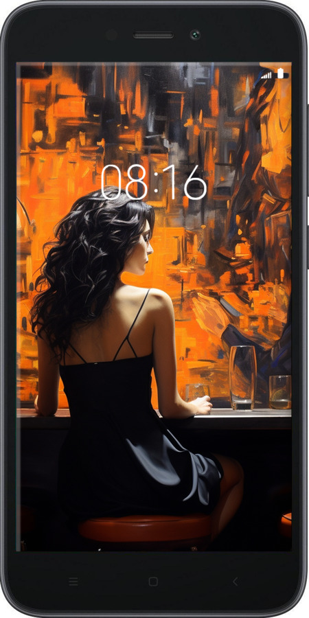 Силиконовый чехол Чехол для телефона для Xiaomi Redmi Go - 5962u-1667 изображение 
