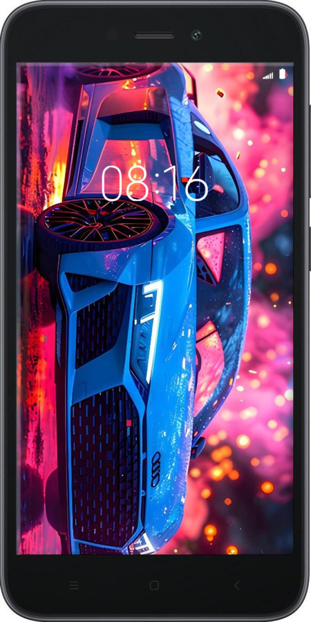 Силиконовый чехол Ауди для Xiaomi Redmi Go - 6286u-1667 изображение 