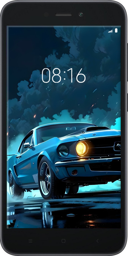 Силиконовый чехол Форд мустанг для Xiaomi Redmi Go - 6374u-1667 изображение 