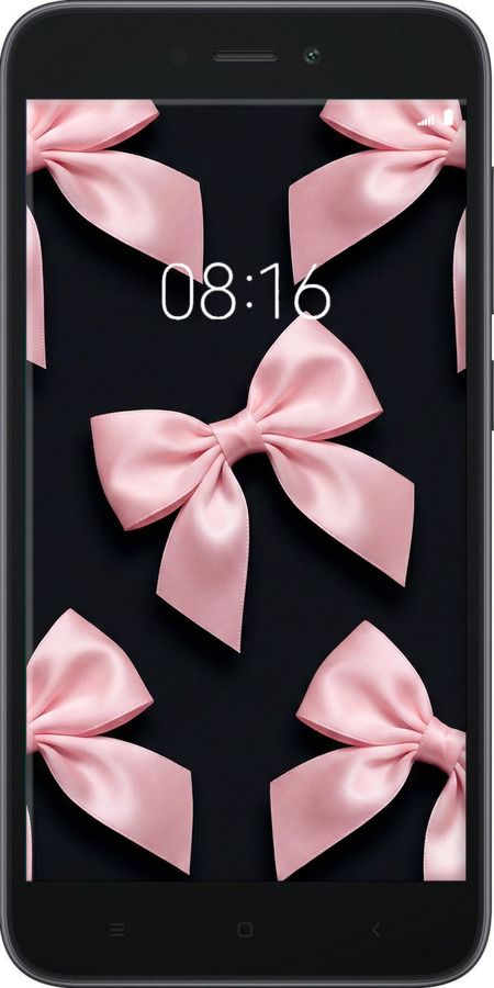 Силиконовый чехол Coquette Ribbons Dark Coquette для Xiaomi Redmi Go - 6767u-1667 изображение 