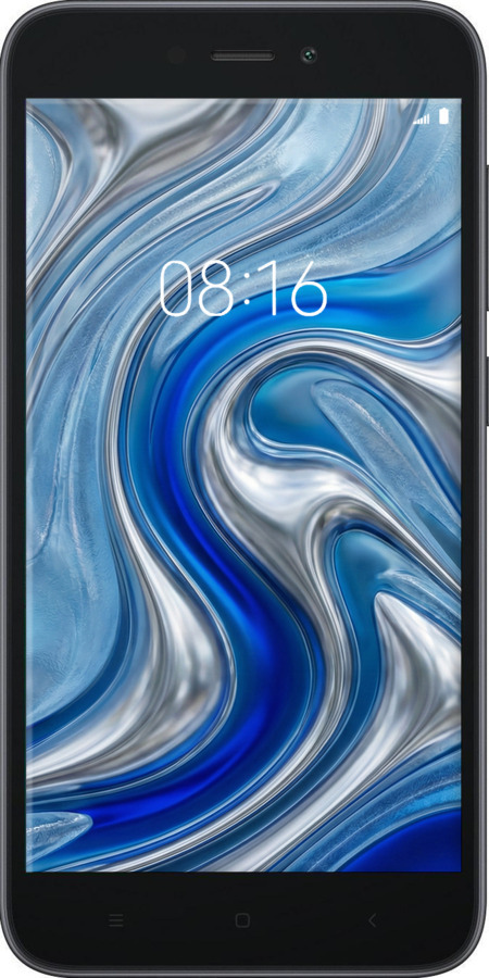 Силіконовий чехол Liquid Chrome для Xiaomi Redmi Go - 6781u-1667 изображение 