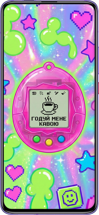 TPU чехол Y2K Aesthetic Retro Pet: Годуй мене кавою для Xiaomi Redmi K30 Pro - 6784b-1899 изображение 