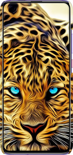 3D пластиковый матовый чехол Леопард для Xiaomi Redmi K30 Pro - 6611m-1899 изображение 