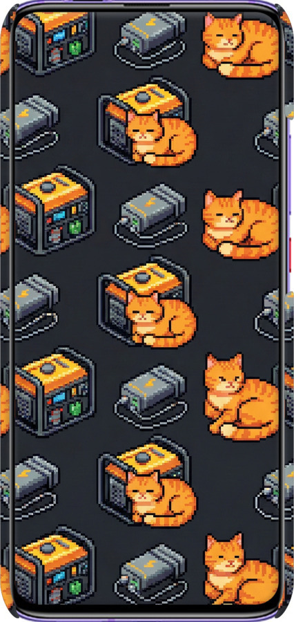 3D пластиковый матовый чехол Autonomous Zone для Xiaomi Redmi K30 Pro - 6771m-1899 изображение 