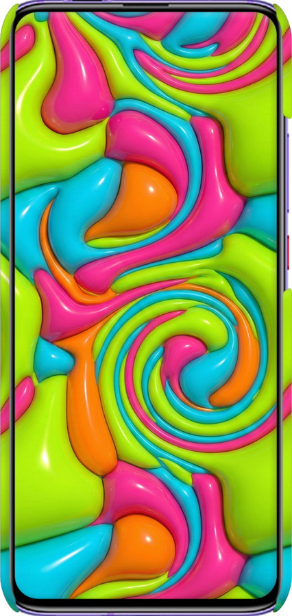 3D пластиковый матовый чехол Y2K Jelly Dream для Xiaomi Redmi K30 Pro - 6780m-1899 изображение 