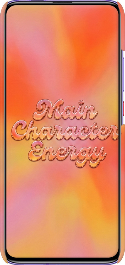 3D пластиковый матовый чехол Aura Gradient Main Character Energy Aesthetic Y2K для Xiaomi Redmi K30 Pro - 6783m-1899 изображение 
