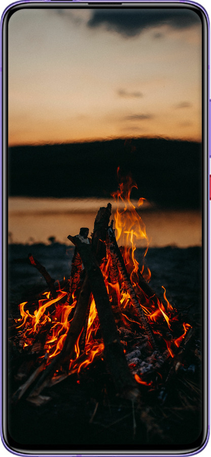 2D пластиковый чехол Огонь для Xiaomi Redmi K30 Pro - 6021t-1899 изображение 