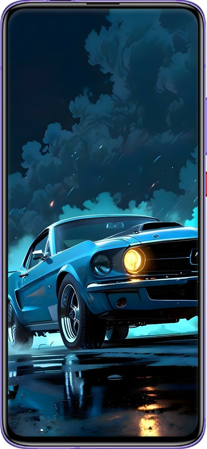 2D пластиковый чехол Форд мустанг для Xiaomi Redmi K30 Pro - 6374t-1899 изображение 