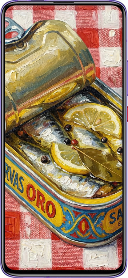 Силіконовий чехол Vintage Sardine Tin Phone для Xiaomi Redmi K30 Pro - 6772u-1899 изображение 